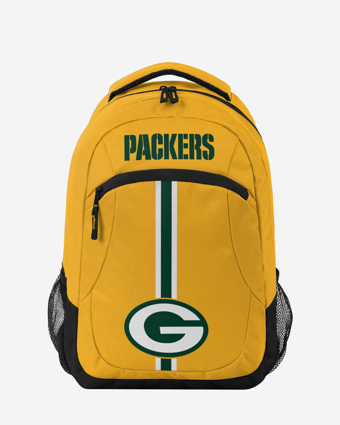 Green Bay Packers Yellow Alternate Color Action Backpack FOCO - FOCO.com