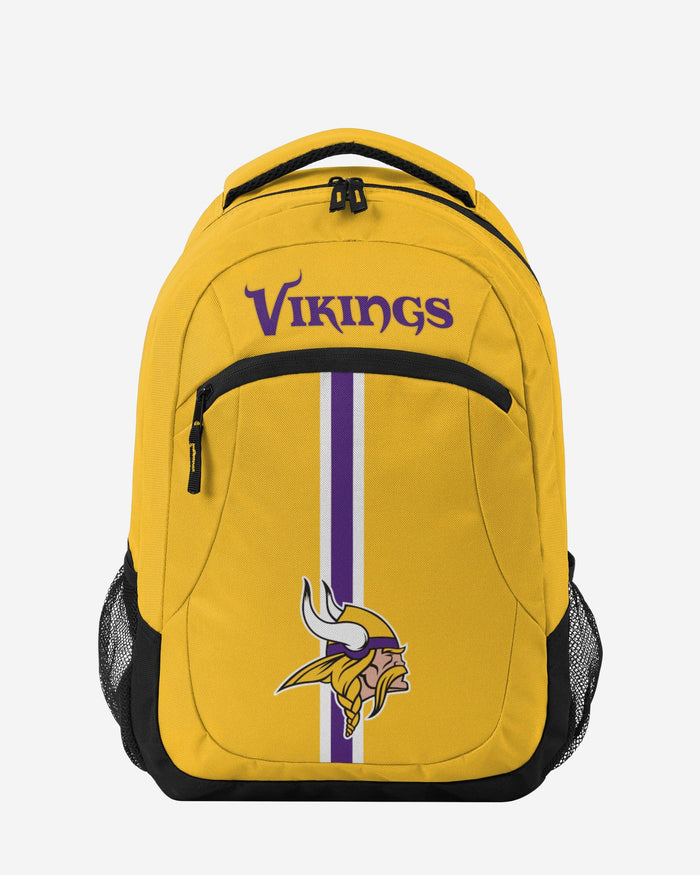 Minnesota Vikings Yellow Alternate Color Action Backpack FOCO - FOCO.com