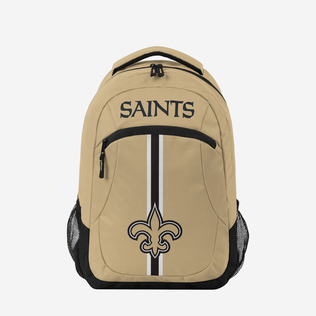 New Orleans Saints Old Gold Alternate Color Action Backpack FOCO - FOCO.com