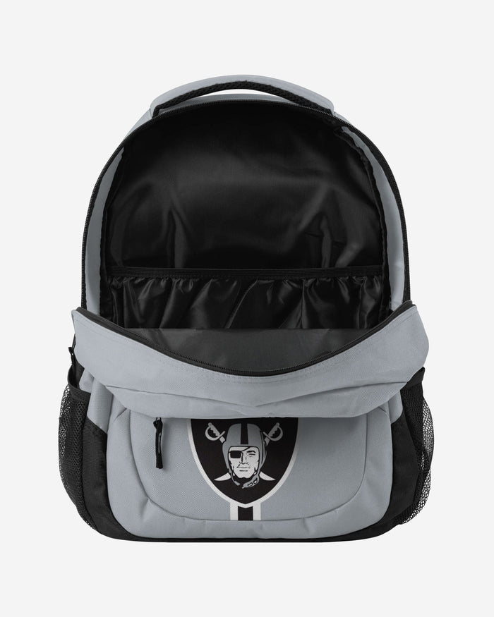 Las Vegas Raiders Gray Alternate Color Action Backpack FOCO - FOCO.com