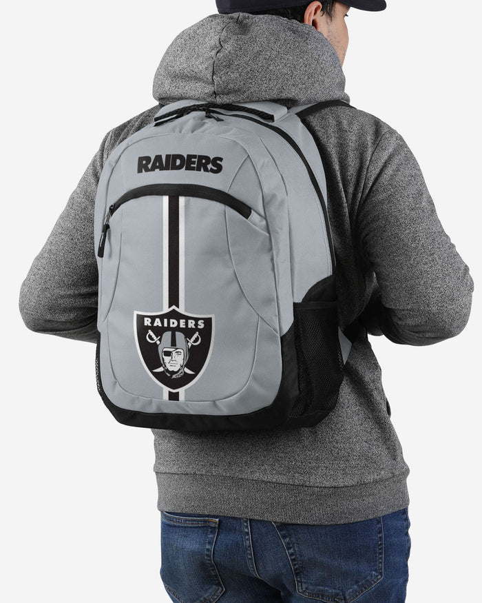 Las Vegas Raiders Gray Alternate Color Action Backpack FOCO - FOCO.com