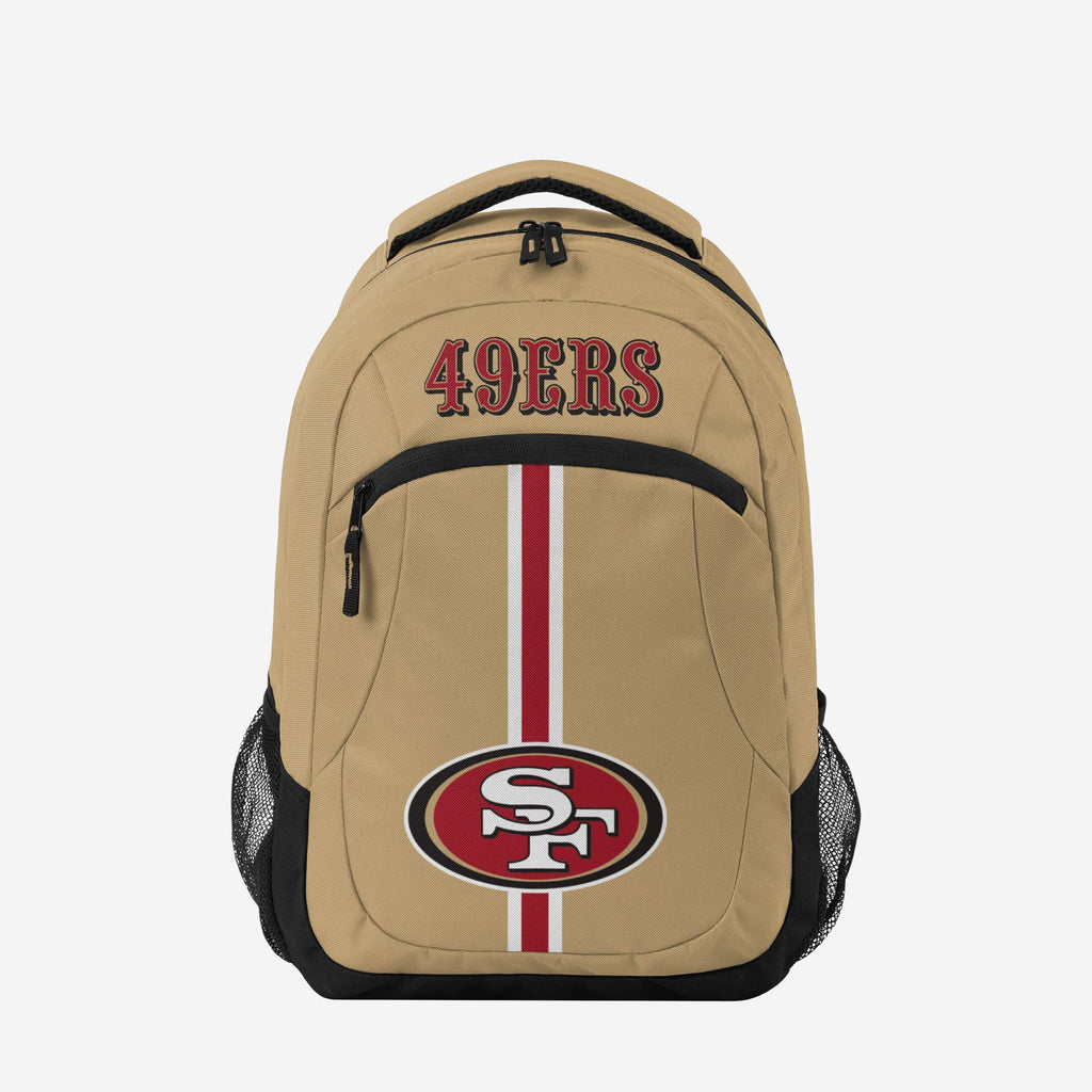 San Francisco 49ers Gold Alternate Color Action Backpack FOCO - FOCO.com