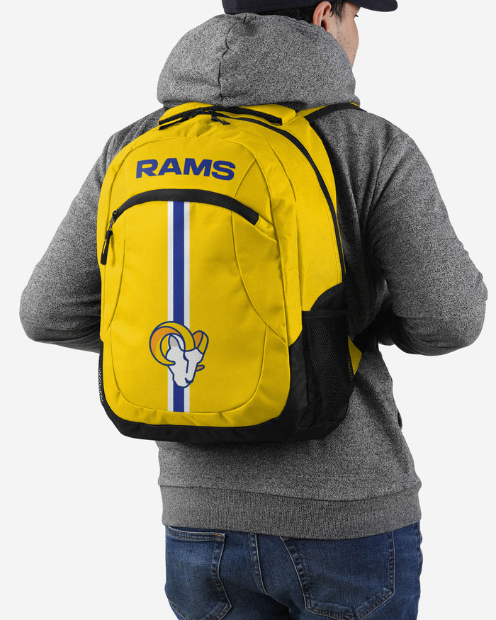 Los Angeles Rams Yellow Alternate Color Action Backpack FOCO - FOCO.com