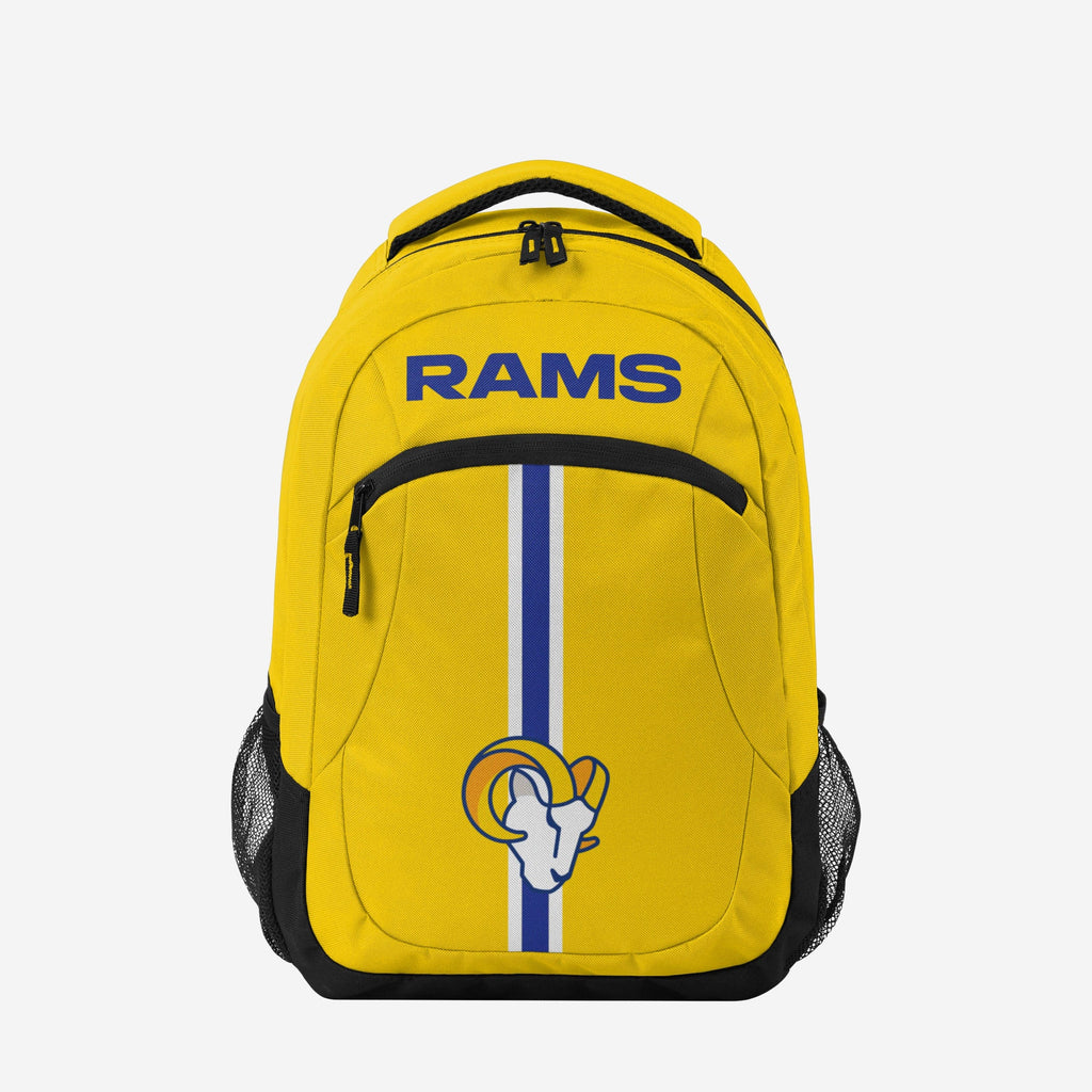 Los Angeles Rams Yellow Alternate Color Action Backpack FOCO - FOCO.com