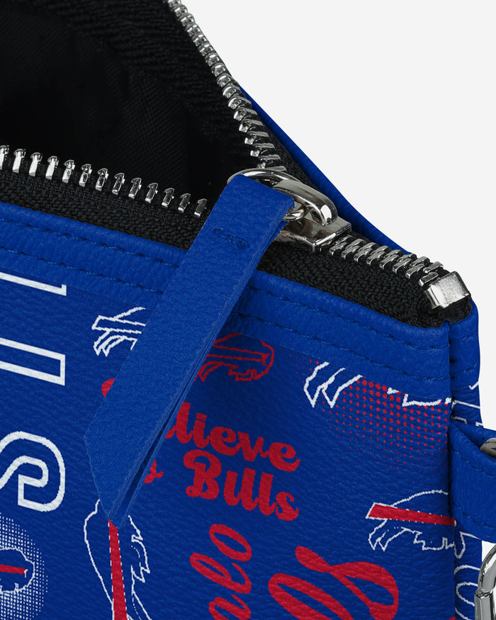 Buffalo Bills Spirited Style Printed Collection Repeat Logo Wristlet FOCO - FOCO.com