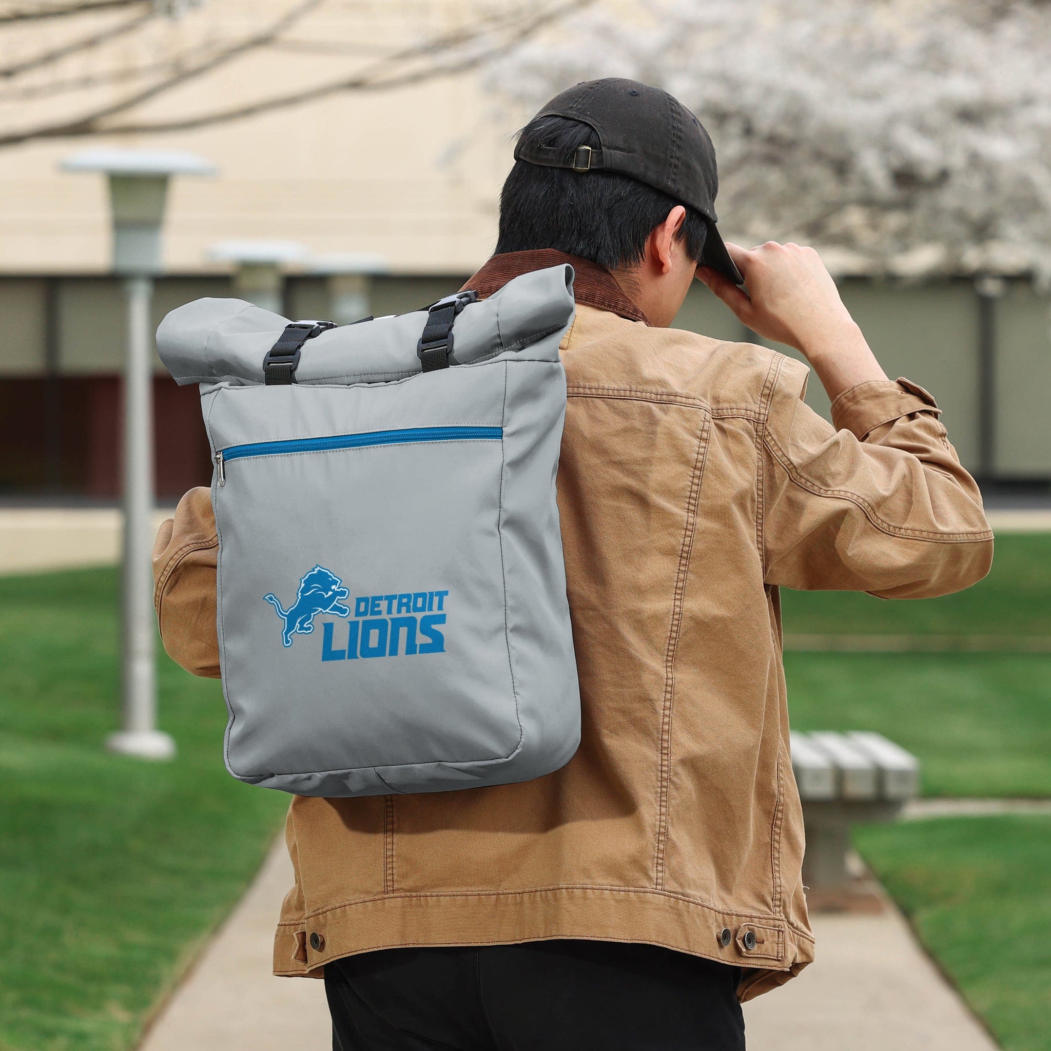 Detroit Lions NFL Rollup Backpack (PREORDER - Ships Late September)