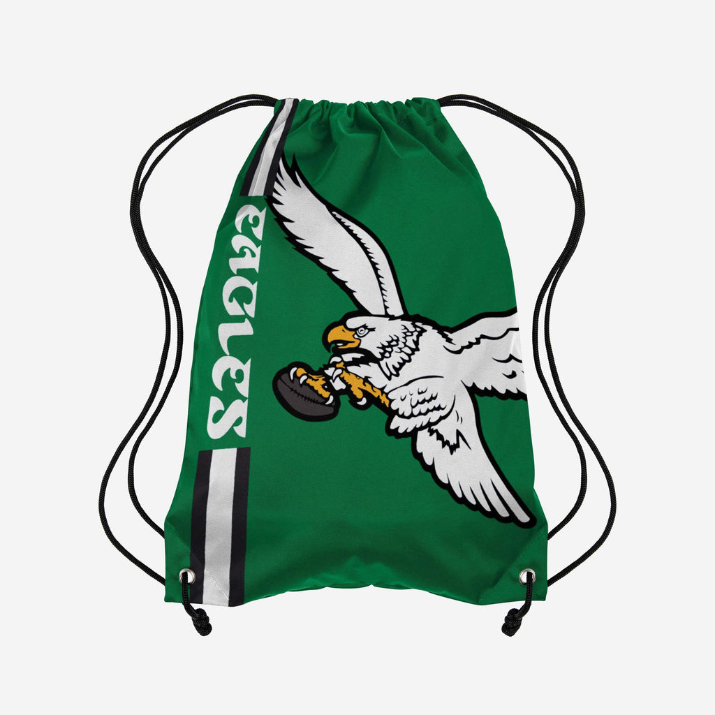 Philadelphia Eagles Retro Kelly Green Big Logo Drawstring Backpack FOCO - FOCO.com