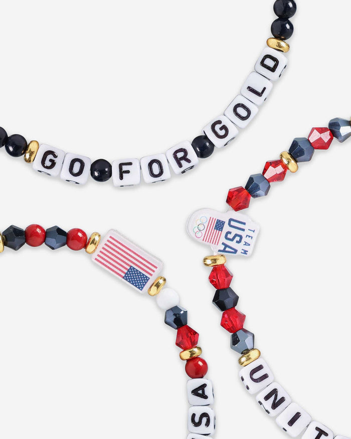 Team USA 3 Pack Friendship Bracelet FOCO - FOCO.com