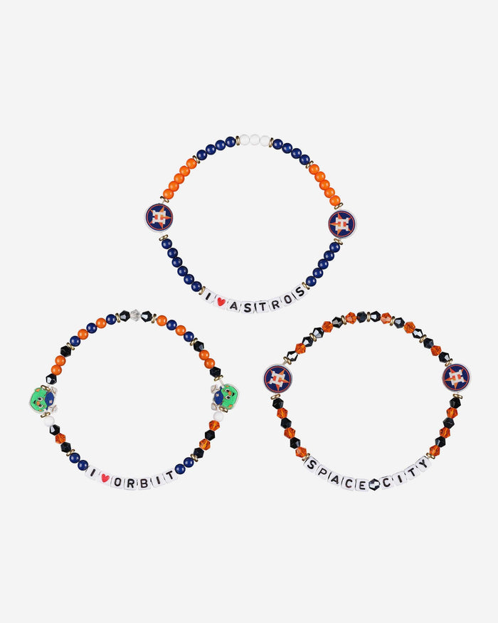 Houston Astros 3 Pack Friendship Bracelet FOCO - FOCO.com