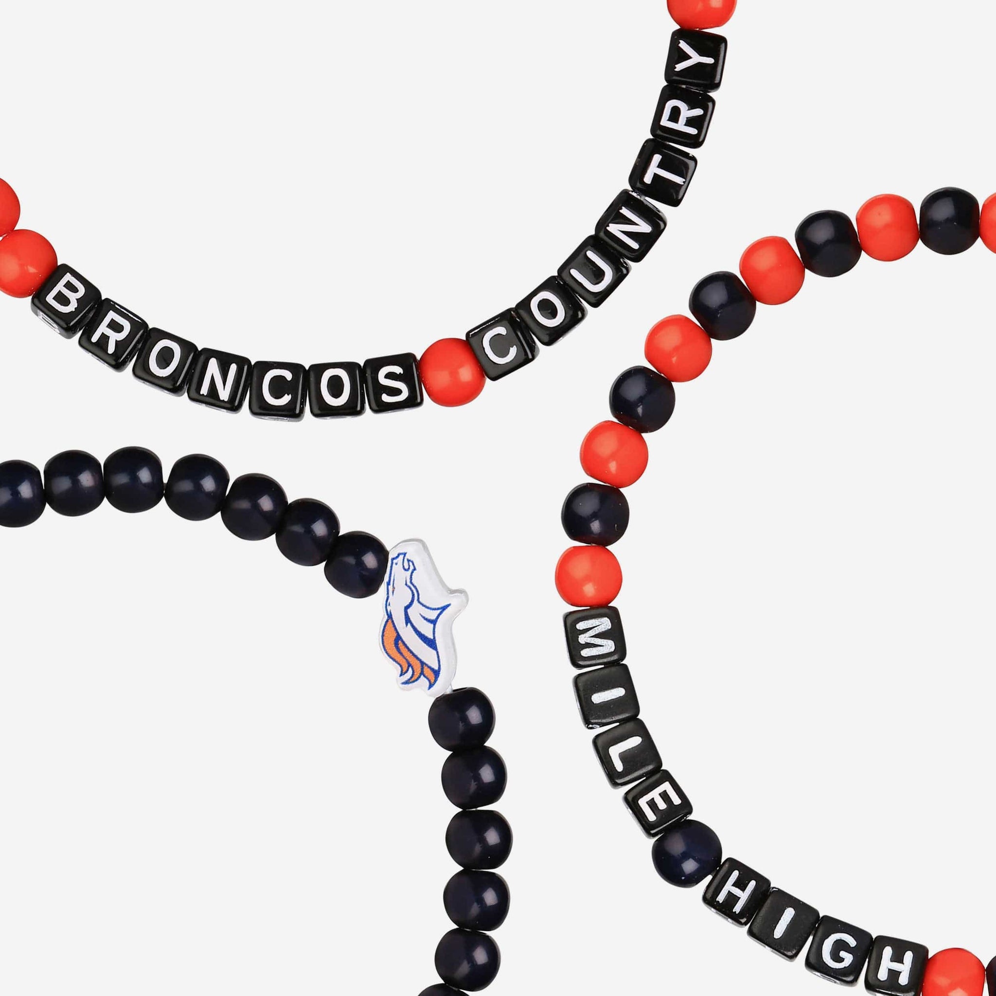 Denver Broncos Beaded Gloves 