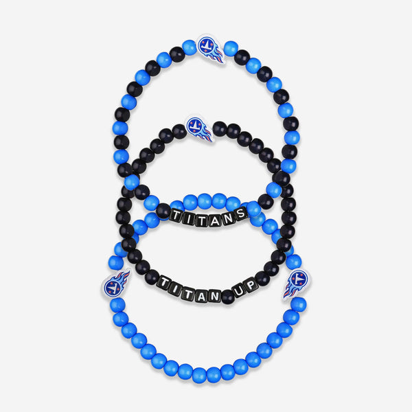 Tennessee Titans NFL 3 Pack Beaded Friendship Bracelet