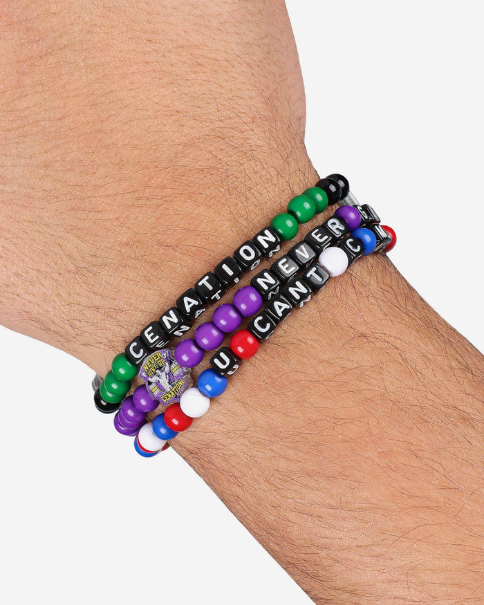 John Cena WWE 3 Pack Friendship Bracelet FOCO - FOCO.com