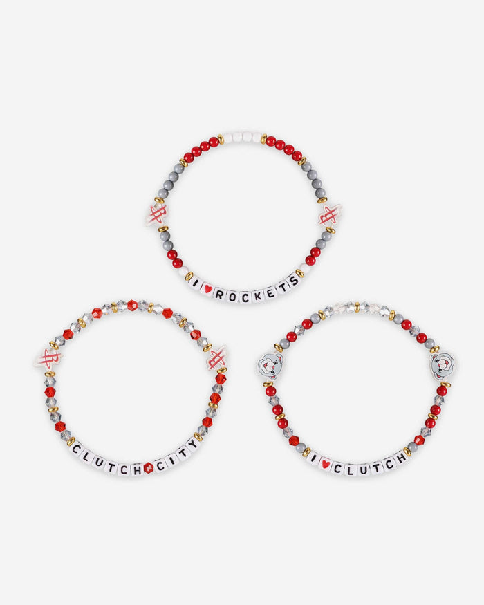 Houston Rockets 3 Pack Friendship Bracelet FOCO - FOCO.com