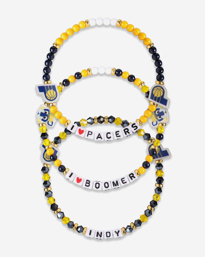 Indiana Pacers 3 Pack Friendship Bracelet FOCO - FOCO.com