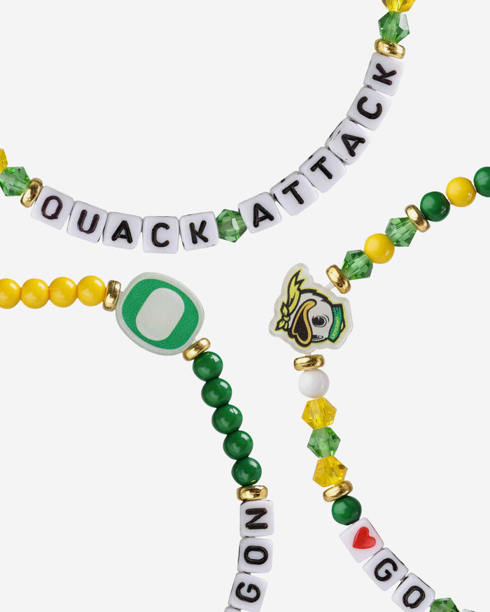Reversible Oregon Ducks Bracelet Wristband Go Ducks Bracelet - VISION WORLD  TECH PVT LTD