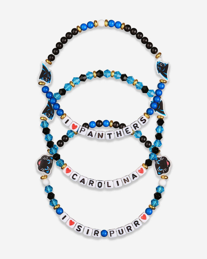 Carolina Panthers 3 Pack Friendship Bracelet FOCO - FOCO.com