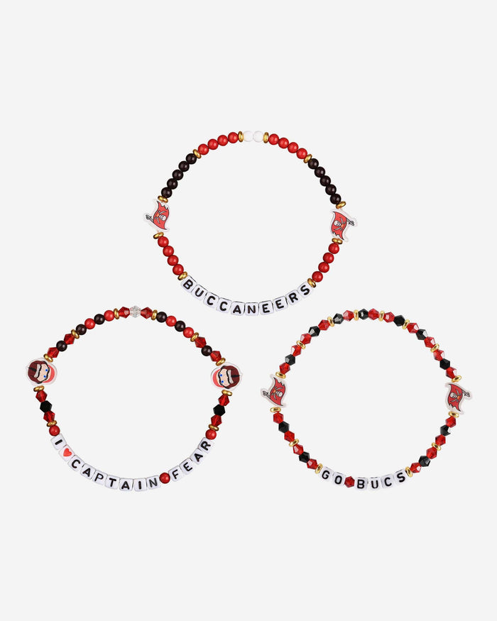 Tampa Bay Buccaneers 3 Pack Friendship Bracelet FOCO - FOCO.com