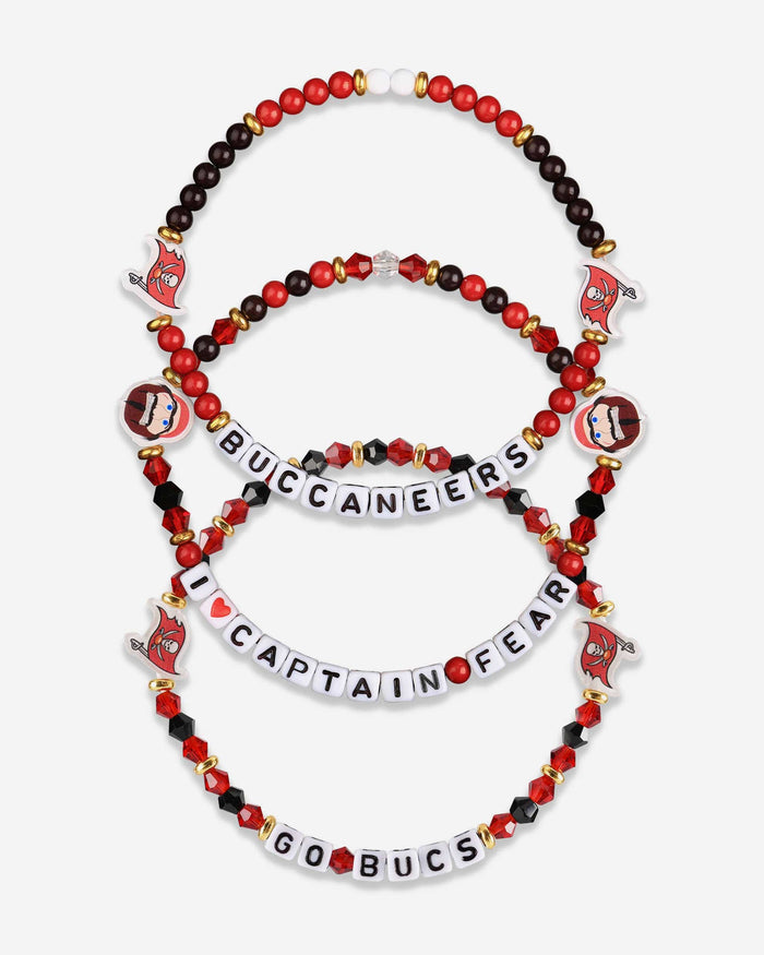 Tampa Bay Buccaneers 3 Pack Friendship Bracelet FOCO - FOCO.com