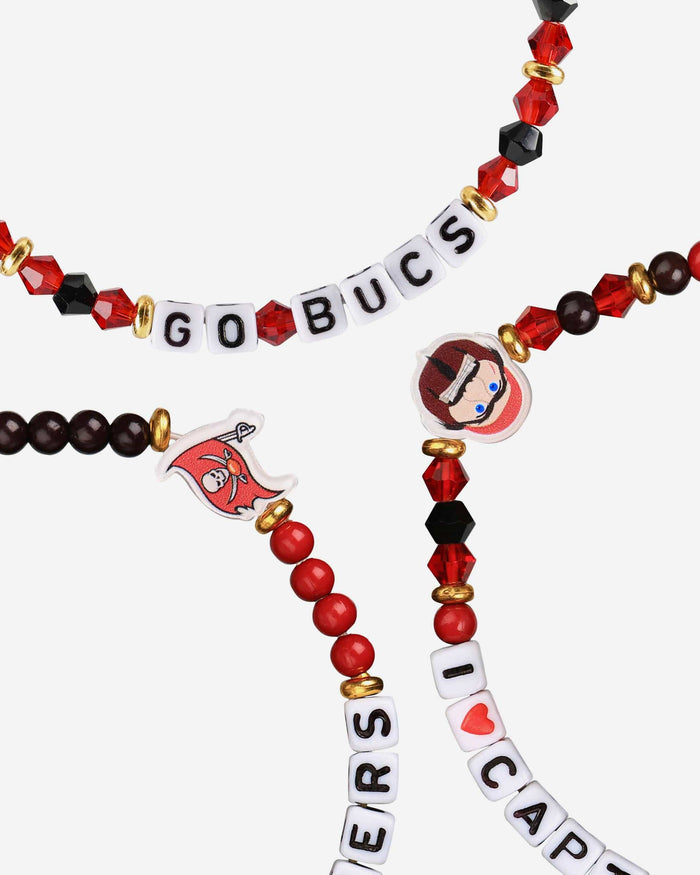 Tampa Bay Buccaneers 3 Pack Friendship Bracelet FOCO - FOCO.com