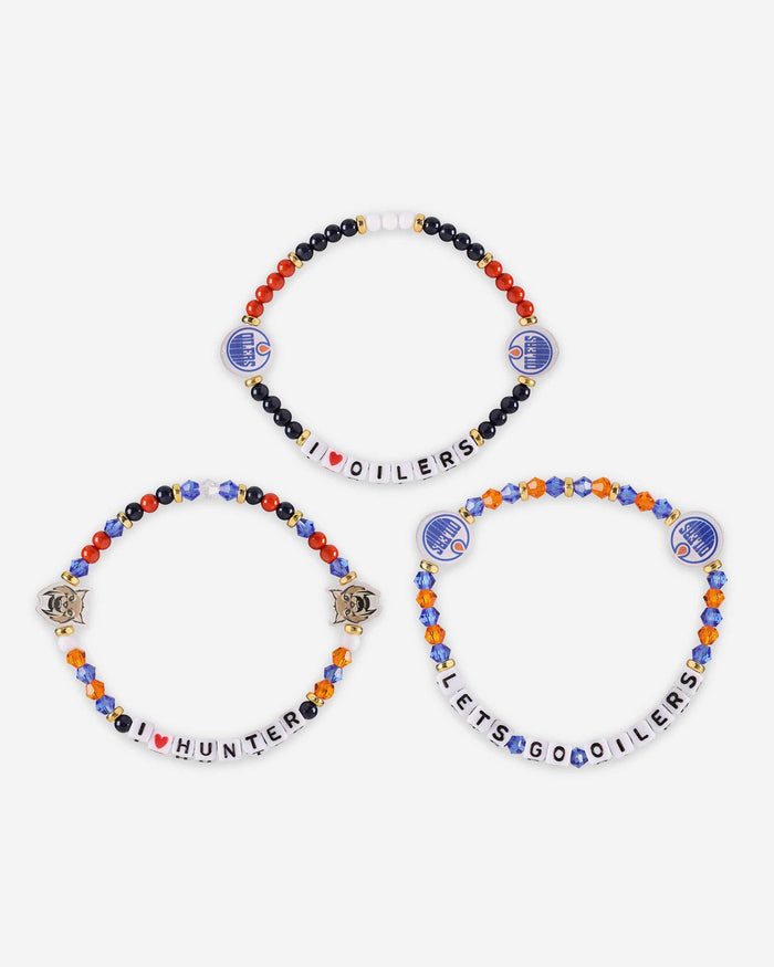 Edmonton Oilers 3 Pack Friendship Bracelet FOCO - FOCO.com