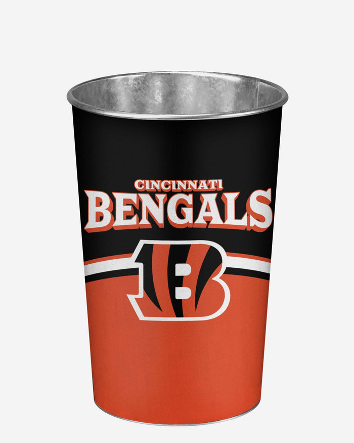 Cincinnati Bengals Team Stripe Trash Can FOCO - FOCO.com