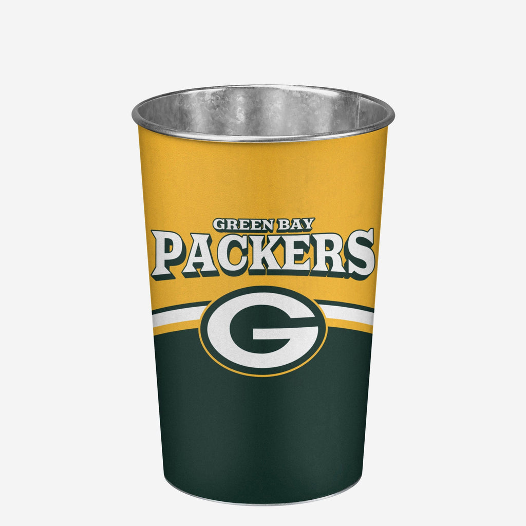 Green Bay Packers Team Stripe Trash Can FOCO