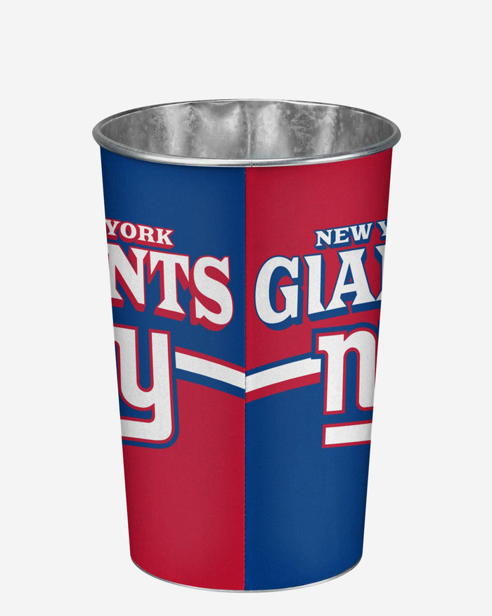 New York Giants Team Stripe Trash Can FOCO - FOCO.com