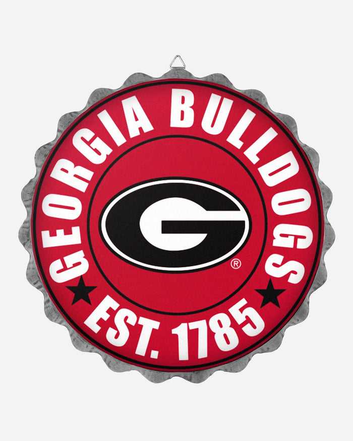 Georgia Bulldogs Bottle Cap Wall Sign FOCO - FOCO.com