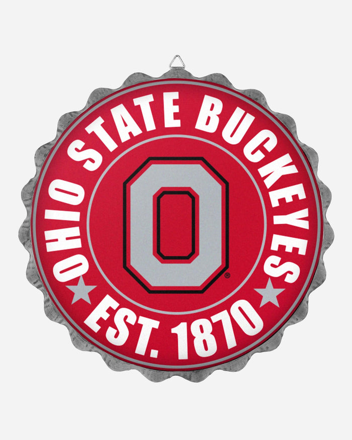 Ohio State Buckeyes Bottle Cap Wall Sign FOCO - FOCO.com