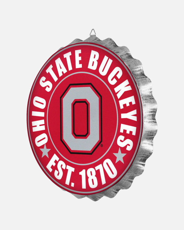 Ohio State Buckeyes Bottle Cap Wall Sign FOCO - FOCO.com