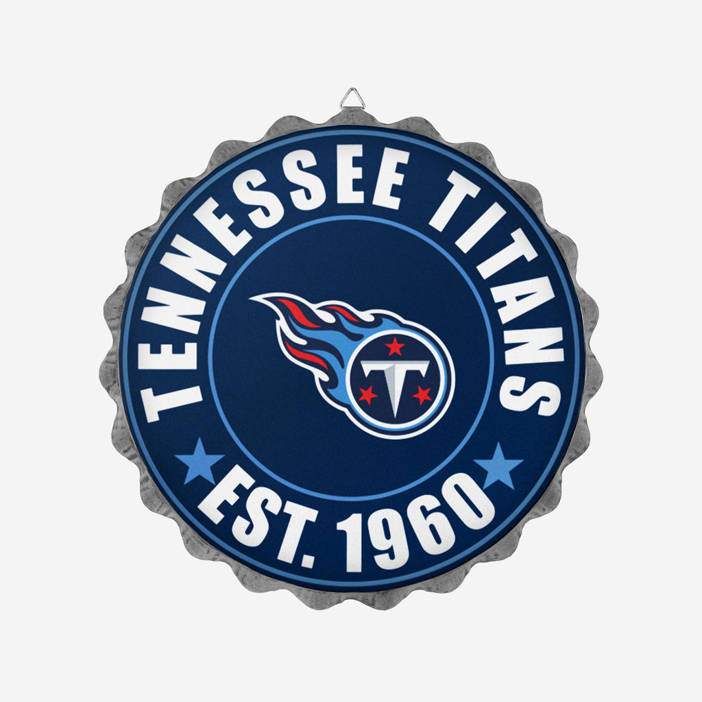 Tennessee Titans Bottle Cap Wall Sign FOCO - FOCO.com