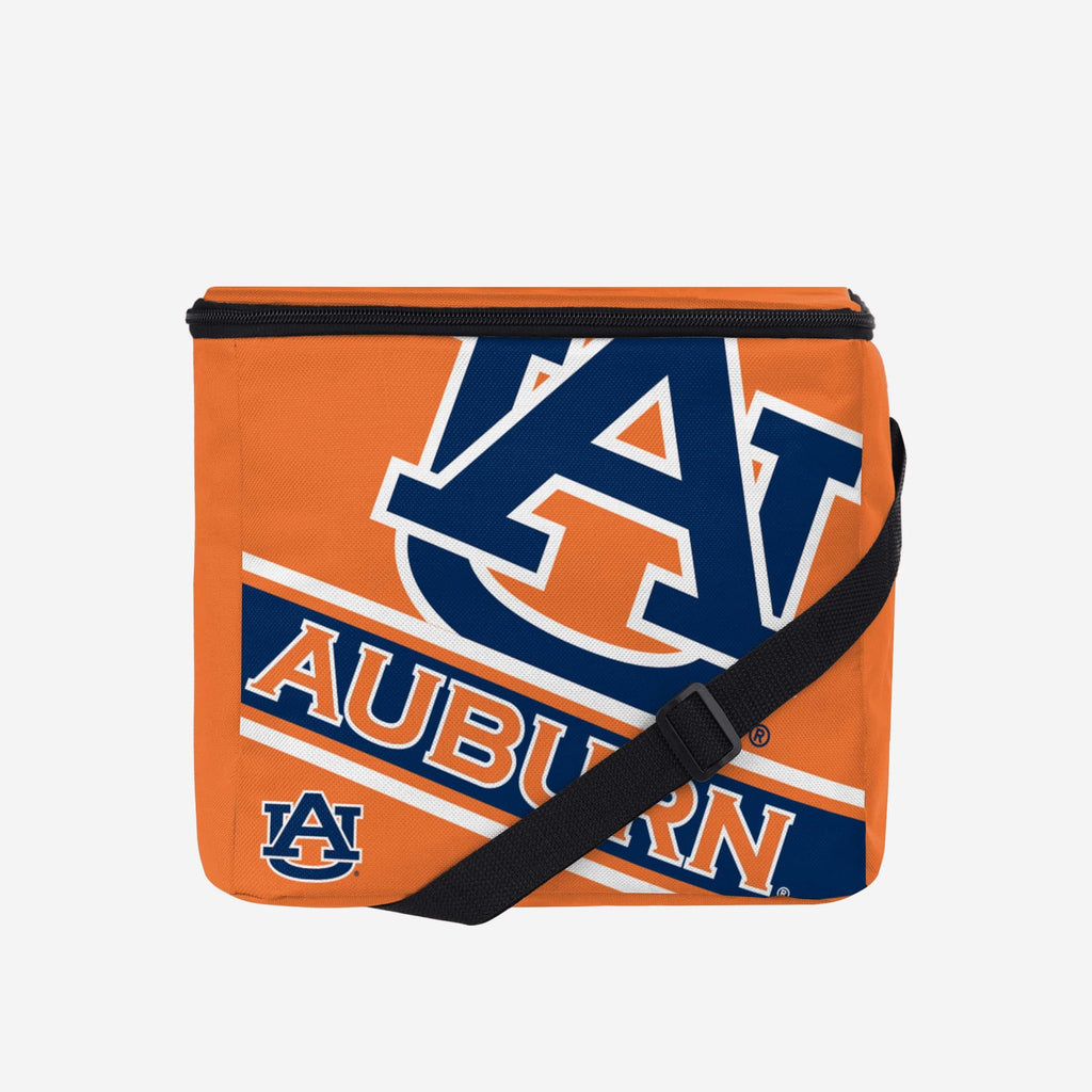 Auburn Tigers Big Logo Stripe 12 Pack Cooler FOCO - FOCO.com