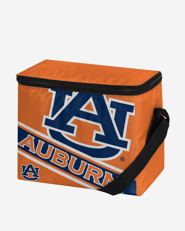 Auburn Tigers Big Logo Stripe 6 Pack Cooler FOCO - FOCO.com