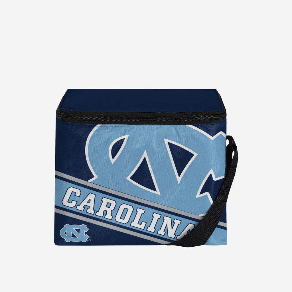 North Carolina Tar Heels Big Logo Stripe 6 Pack Cooler FOCO - FOCO.com