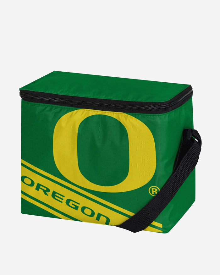 Oregon Ducks Big Logo Stripe 6 Pack Cooler FOCO - FOCO.com