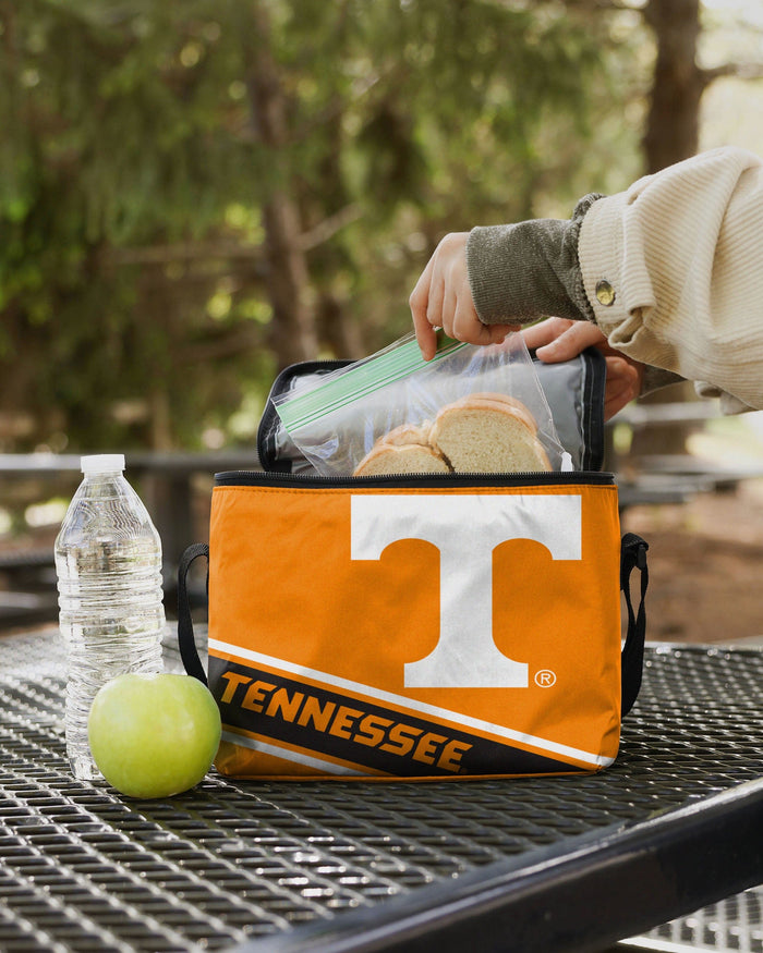 Tennessee Volunteers Big Logo Stripe 6 Pack Cooler FOCO - FOCO.com