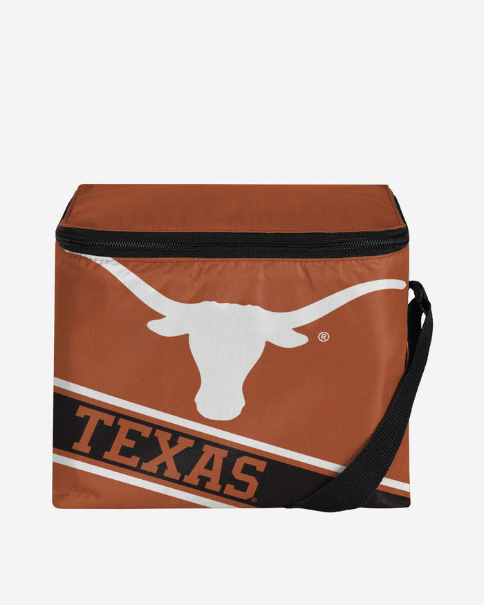 Texas Longhorns Big Logo Stripe 6 Pack Cooler FOCO - FOCO.com