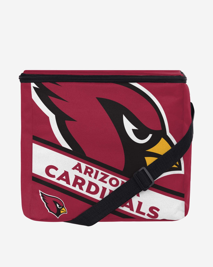 Arizona Cardinals Big Logo Stripe 12 Pack Cooler FOCO - FOCO.com