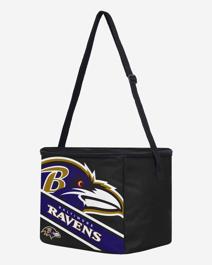 Baltimore Ravens Big Logo Stripe 12 Pack Cooler FOCO - FOCO.com