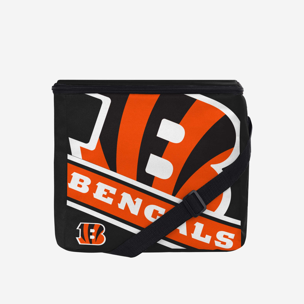 Cincinnati Bengals Big Logo Stripe 12 Pack Cooler FOCO - FOCO.com