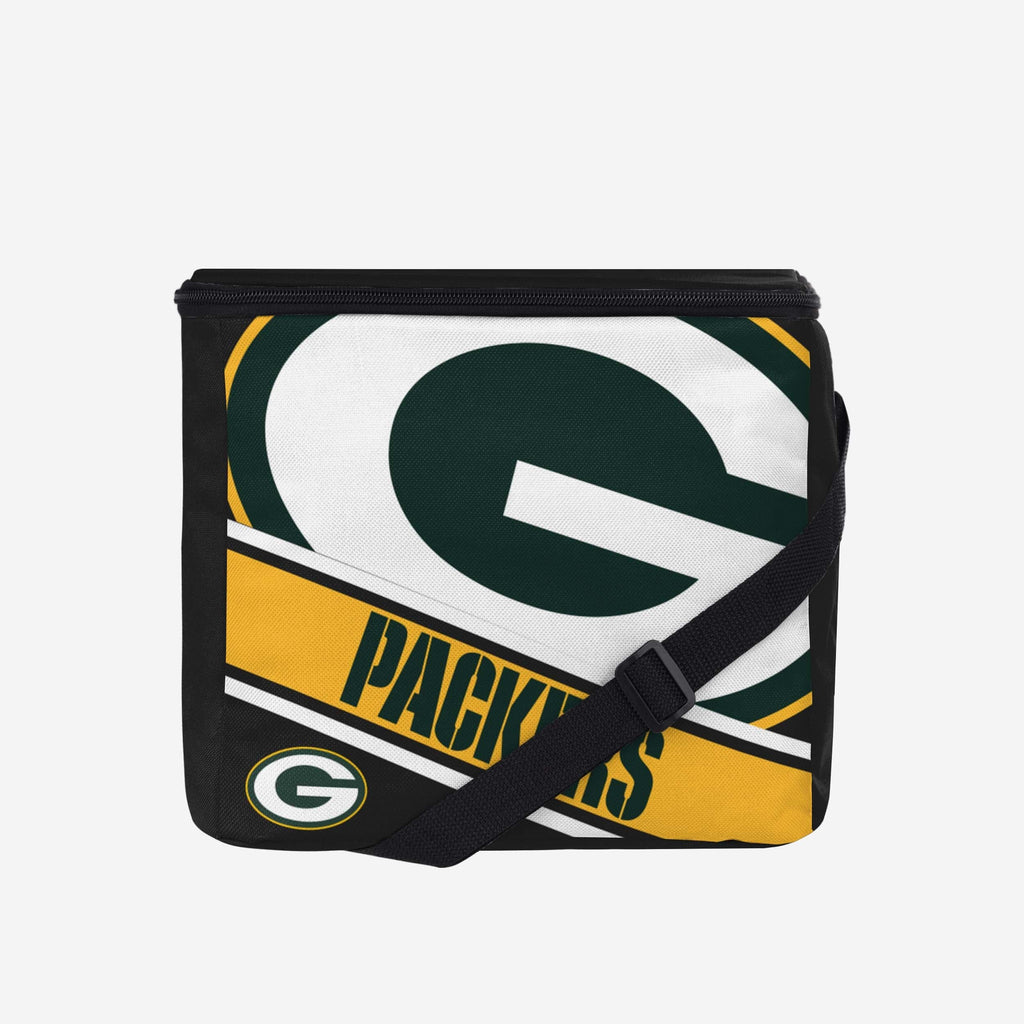 Green Bay Packers Big Logo Stripe 12 Pack Cooler FOCO - FOCO.com