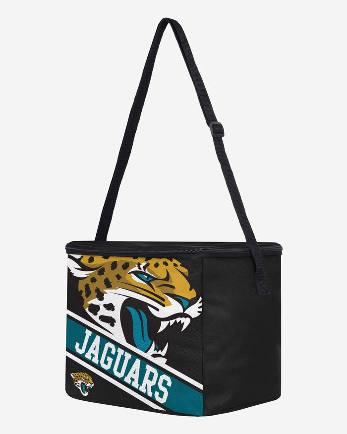 Jacksonville Jaguars Big Logo Stripe 12 Pack Cooler FOCO - FOCO.com