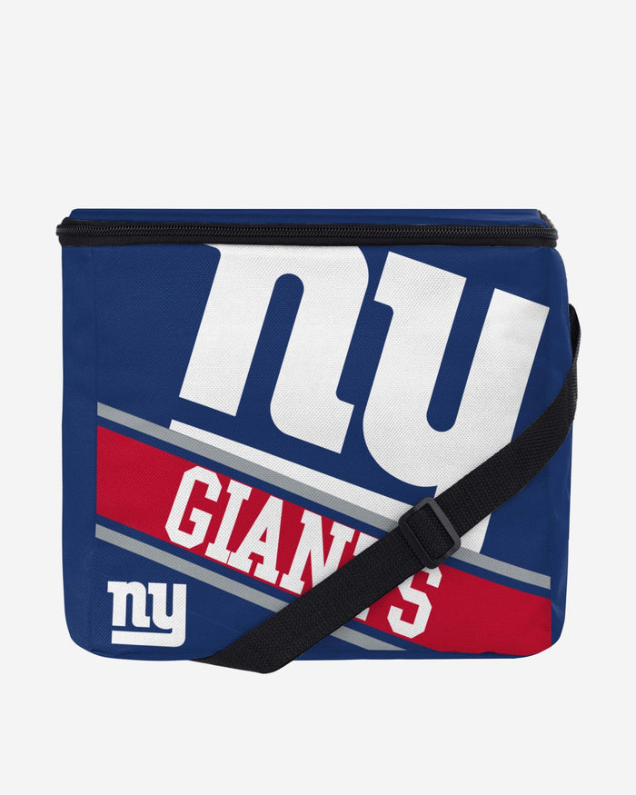 New York Giants Big Logo Stripe 12 Pack Cooler FOCO - FOCO.com