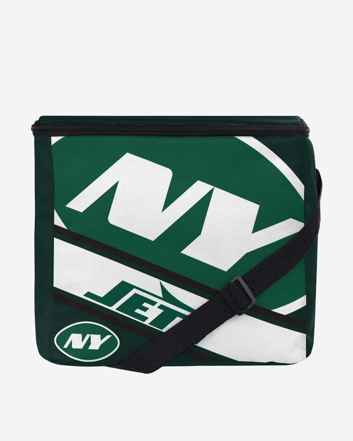 New York Jets Big Logo Stripe 12 Pack Cooler FOCO - FOCO.com