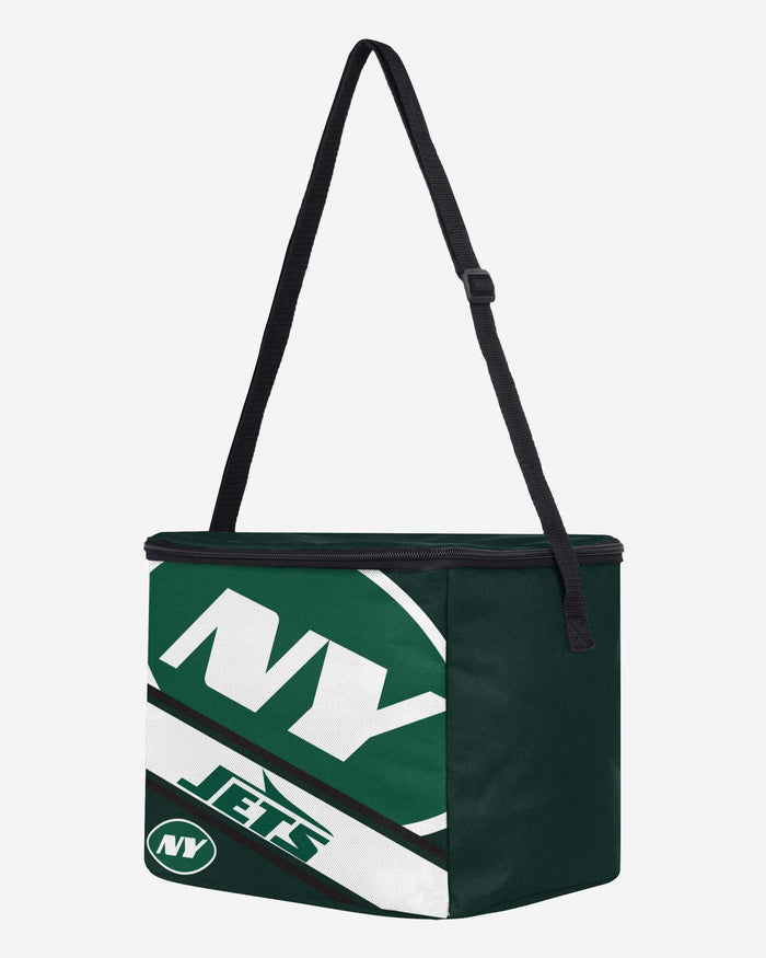 New York Jets Big Logo Stripe 12 Pack Cooler FOCO - FOCO.com