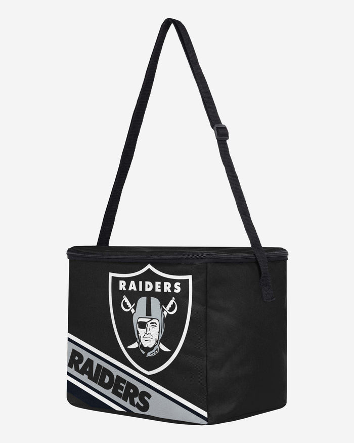 Las Vegas Raiders Big Logo Stripe 12 Pack Cooler FOCO - FOCO.com