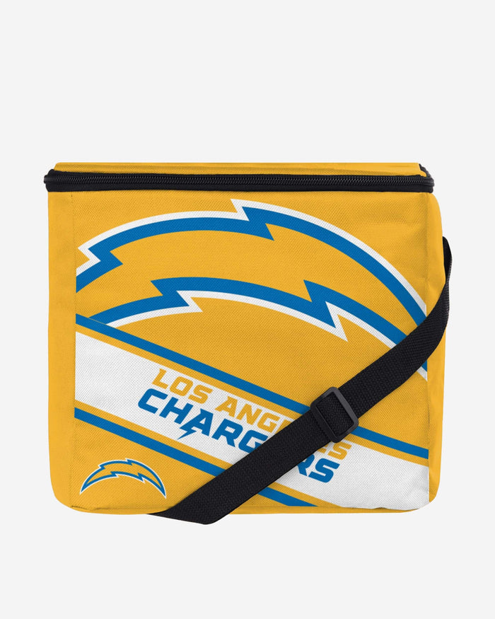 Los Angeles Chargers Big Logo Stripe 12 Pack Cooler FOCO - FOCO.com