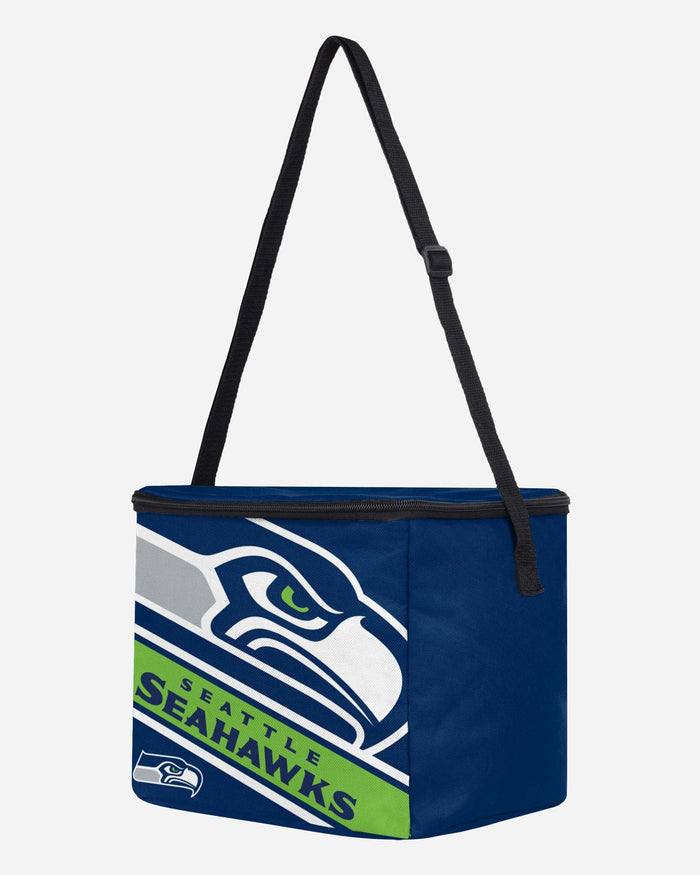 Seattle Seahawks Big Logo Stripe 12 Pack Cooler FOCO - FOCO.com