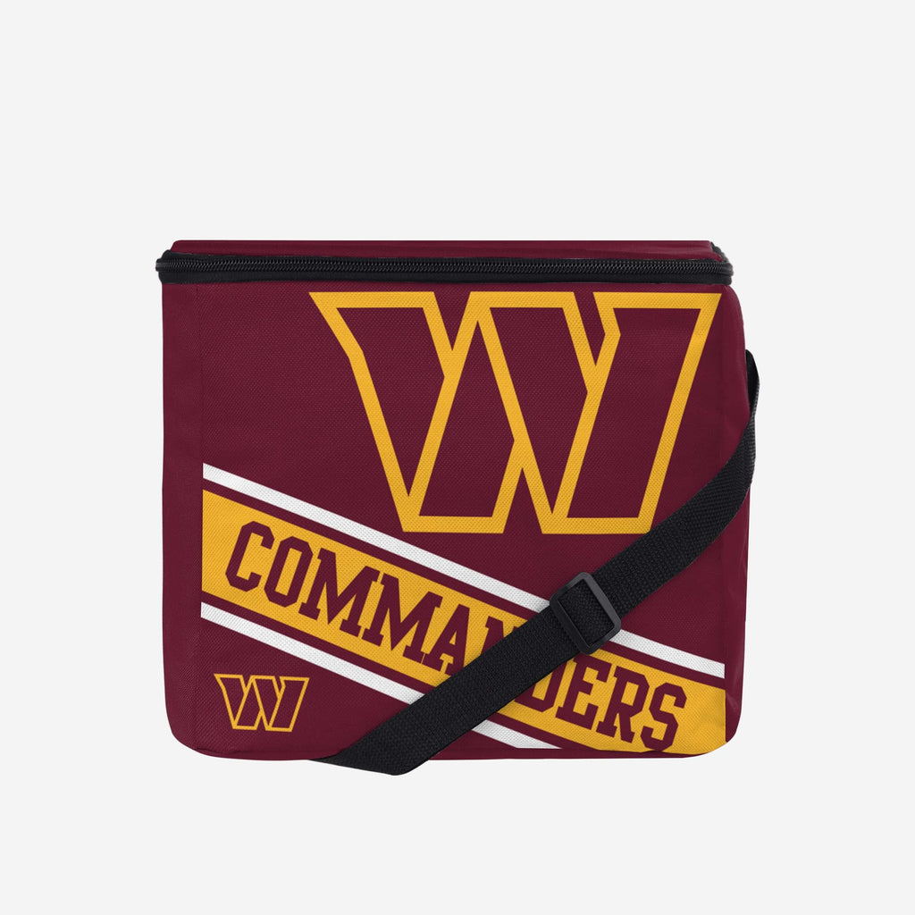 Washington Commanders Big Logo Stripe 12 Pack Cooler FOCO - FOCO.com