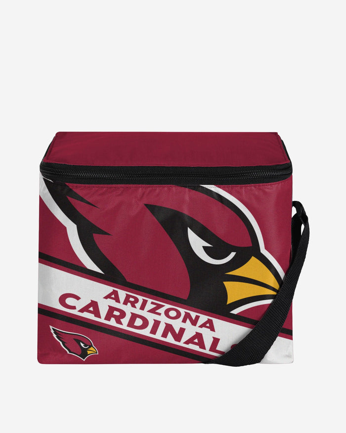 Arizona Cardinals Big Logo Stripe 6 Pack Cooler FOCO - FOCO.com